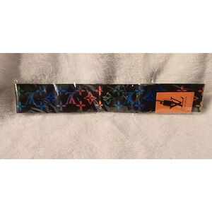 Rainbow and black headband